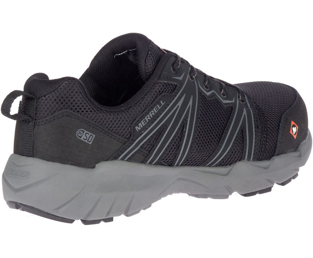 Tenis Senhora - Merrell Fullbench Superlite Alloy Toe Sd+ Work - Pretas - DYO046825
